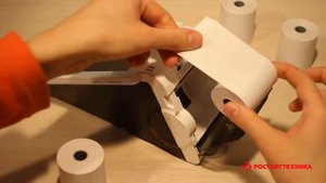 Как вставить чековую ленту в Эвотор 7.2