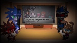 Sonic Team reacts to Sonic.EXE:Hell Reborn | Gacha Club |