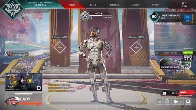 Apex Legends Season 7 Ascension | Livestream смотреть онлайн