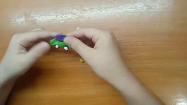 как сделать машинку из пластилина