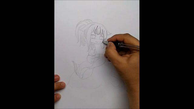 Как нарисовать гача русалку Drawing gacha life