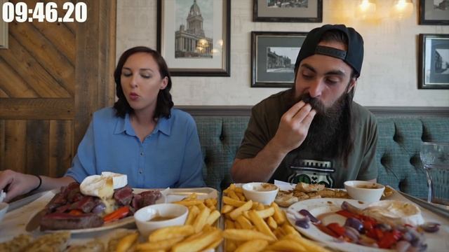 THE STEAK FONDUE CHALLENGE | FEATURING SISTER BEARD | BeardMeatsFood смотреть онлайн