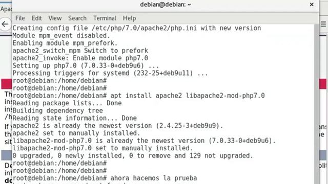 Instalacion de LAMP y phpmyadmin en debian 9 смотреть онлайн