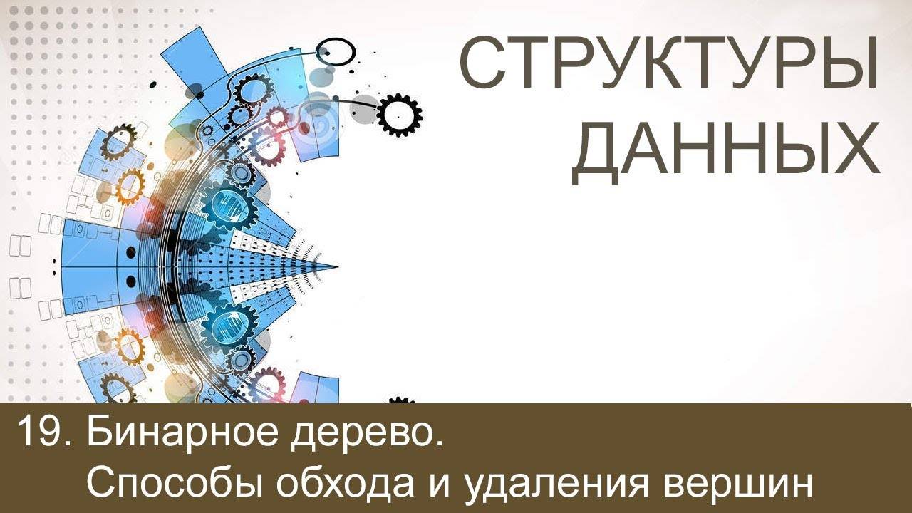 #19. Бинарное дерево. Способы обхода и удаления вершин | Структуры данных