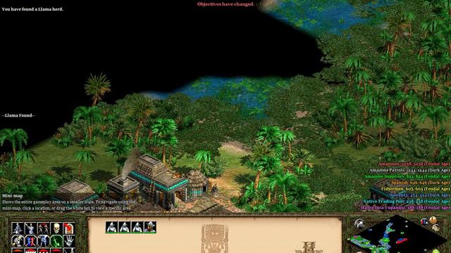 Age of Empires 2: El Dorado campaign - mission 3 - The Amazones (hard) смотреть онлайн