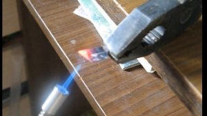 Горение припоя ПОС-61