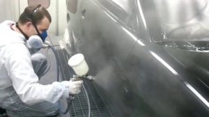 IWATA SUPER NOVA WS-400 1.3 HD второй слой лака(PPG) Seat Ibiza