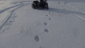 Мотоцикл Урал, самодельный привод колеса коляски