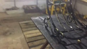 Дровница своими руками. (холодная ковка)