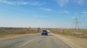 Трасса Симферополь Евпатория участок Тавриды