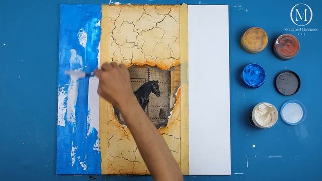 اكتشف كيفية عمل لوحة فنية جدارية فاخرة - خطوة بخطوة - طلاء أكريليك - ملمس استنسل ..? смотреть онлайн