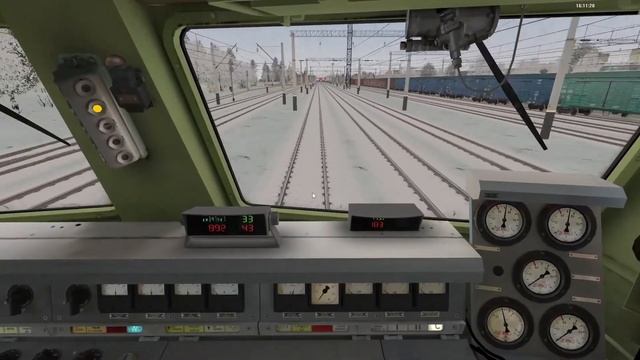 От Энергограда до Тренькова за 10 минут || Timelapse || RTrainSim // RTS смотреть онлайн