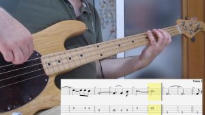 Gary Moore - Parisienne Walkways Bass Cover with TAB