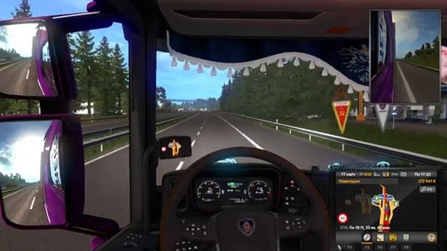 ETS 2. Riding Sweden. Goteborg - Sodertalje. From Volvo to Scania! смотреть онлайн