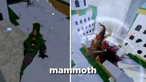 T-Rex vs. Mammoth Fruit: The Battle of Extiction.. (Blox Fruits)