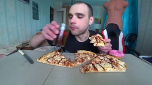 МУКБАНГ НАРЕЗКИ ЛУЧШЕЕ - ПИЦЦА БАРБЕКЮ / ПОНЧИК НА ДЕСЕРТ / EATING Mukbang ASMR АСМР 16. 03. 2024