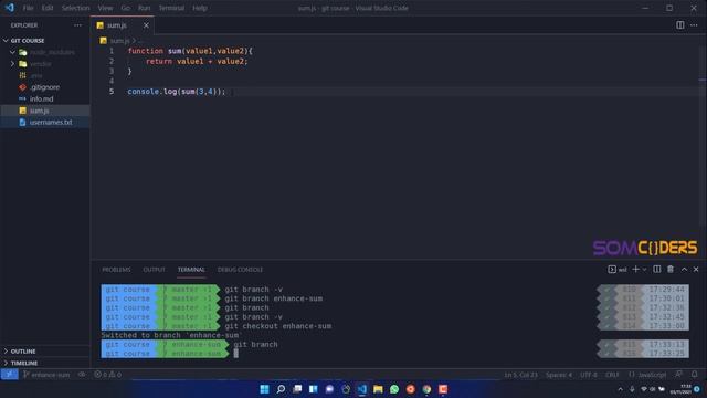 Git And GitHub Somali - Branching Basics