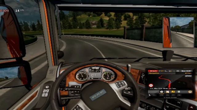 Euro Truck Simulator 2 | Intel Celeron 2957u 1.4 Ghz | 4GB RAM | Intel HD Graphics