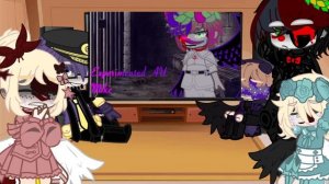Afton family react to Michael AU’s (+Ennard) (bad apple) /gacha club/