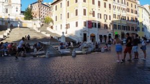 Rome Spanish Steps (Piazza di Spagna) 4k