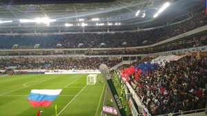 Гимн России, перед матчем Россия Швеция, на Стадионе Калининград!