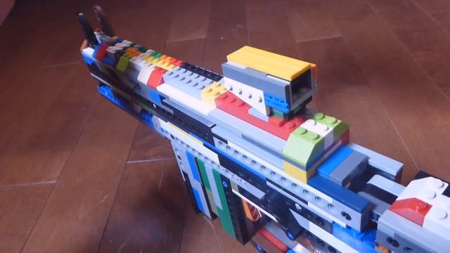 WORKING LEGO SEMI AUTO BRICKSHOOTER: Single Action Trigger. смотреть онлайн