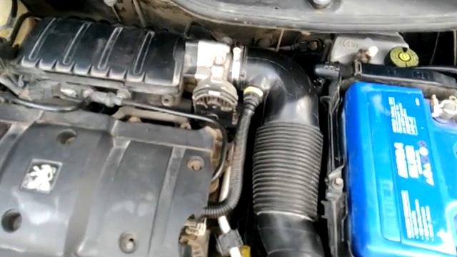 Промывка дроссельной заслонки на Пежо смотреть онлайн