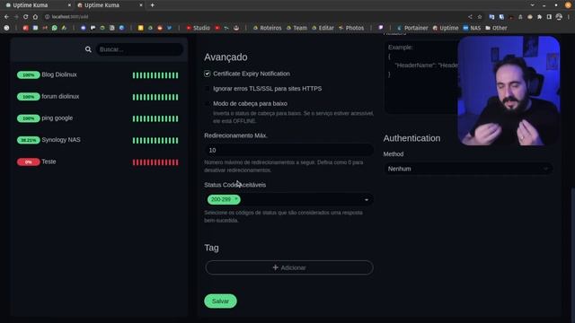 Monitore QUALQUER servidor com o Uptime Kuma смотреть онлайн
