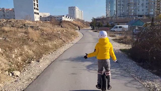 Севастополь Парк Победы прогулка на моноколесе Inmotion V5F смотреть онлайн