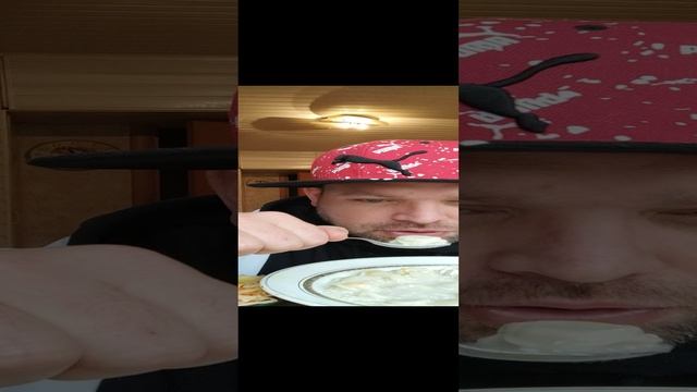 ОБЖОР ПЕЛЬМЕНИ с мазиком/МУКБАНГ утренний завтрак