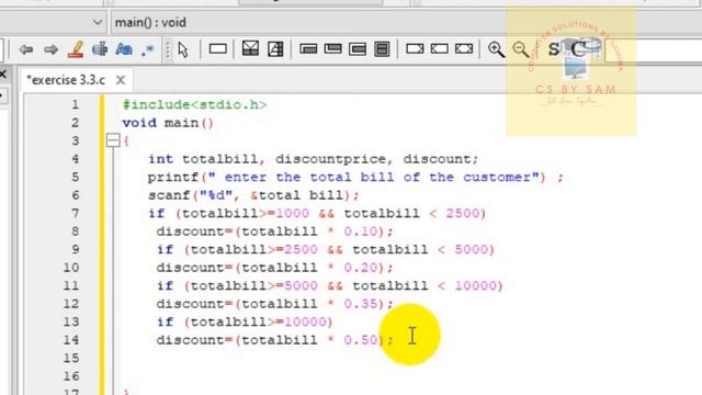 Write program that take total bill as input,tell how much discount the user got and discounted pric смотреть онлайн