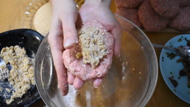 ФАРШ + ГРИБЫ Мясные зразы с грибами | Мясные зразы с сыром смотреть онлайн