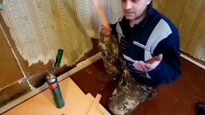 Как утеплить дом. Утепление пола своими руками. #папанадаче