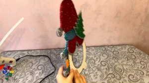 Снеговичок - подвеска для елочной игрушки. Снеговик. Новогоднее украшение своими руками. Новый год