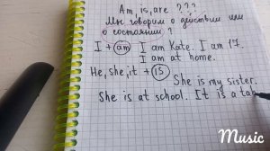 Учимся правильно использовать am, is, are в предложениях