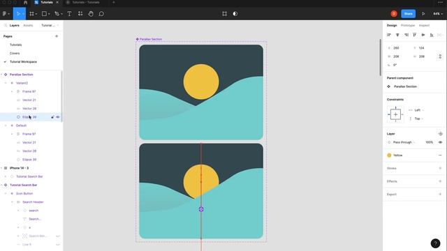 Create A Parallax Animation Based On Mouse Position (on hover): Figma Tutorial смотреть онлайн