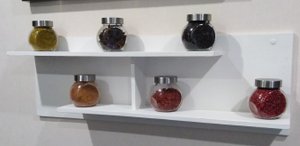 Изготовление полки для специй из фанеры за пару часов