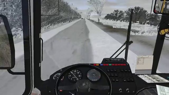 OMSI 2. ПАЗ 32053. Русская Глубинка. Маршрут 144. смотреть онлайн