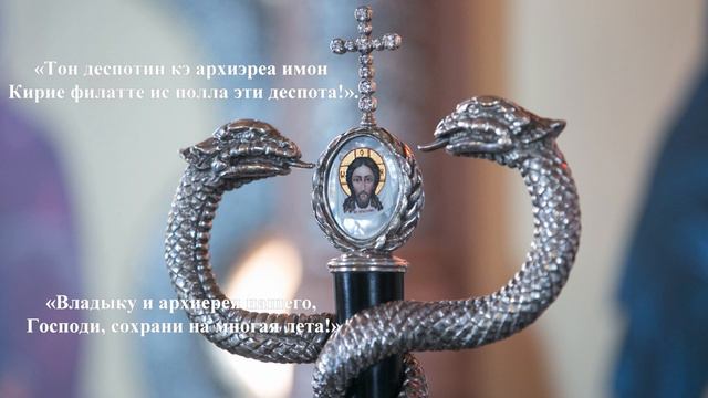 Тон деспотин кэ архиэреа имон Кирие филатте ис полла эти деспота смотреть онлайн