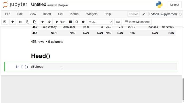 Head and Tail Function in Python Pandas | Pandas For Data Science