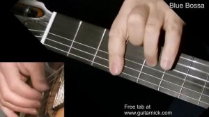 BLUE BOSSA: Fingerstyle Guitar + TAB by GuitarNick