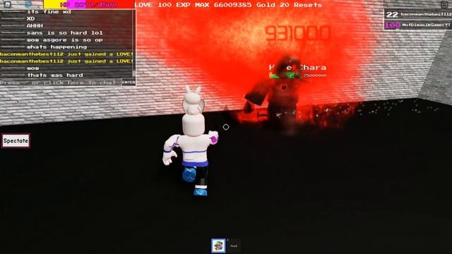 FIGHTING ALL BOSSES | Undertale Monster Mania:Remake | ROBLOX смотреть онлайн