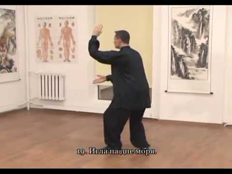 Тайцзи-цюань Ян 24ф. - подробности №21 формы с доктором Бутримовым. Ассоциация Даоинь России
