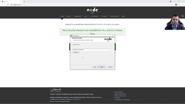 Уроки Node js с нуля / #1 – Установка и запуск программы. смотреть онлайн