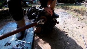 Москвичёвский двигатель на паровой тяге