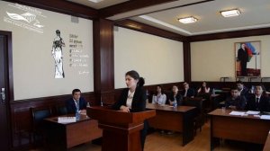 First Part of Oral Arguments of Qualifying Round - Topchubashov Moot Court Competition (2015-2016)