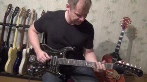 Советские гитары. Musima Eterna de Luxe II. Test 1