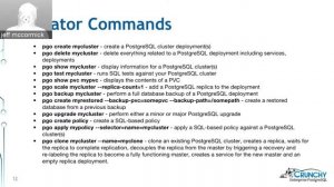 OpenShift Commons Briefing #85: PostgreSQL Operator for Kubernetes with Jeff McCormick