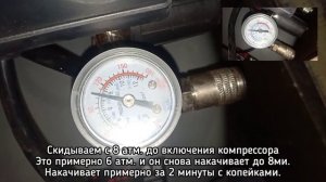 Компрессор воздушный ременной 100 литров Пит.