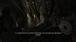 Skyrim Special Edition - Under Saarthal: Meet Tolfdir Outside: Enter Excavation Dialogue Tree PS4Pr